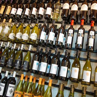 Large selection of wine