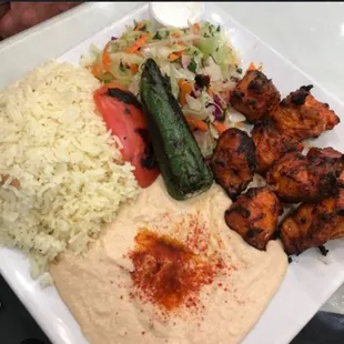 This is the chicken Kabob really good.