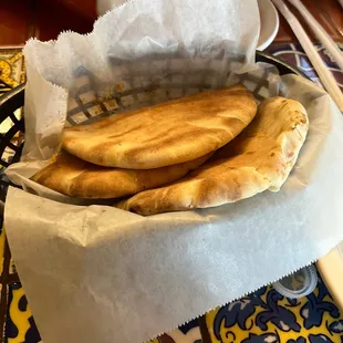 The bread is fresh and warm