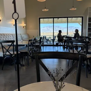 View from the dining room