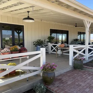 sushi and sashimi, outside