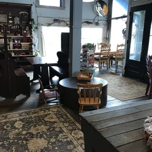 the interior of the store