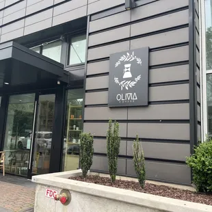 Outside