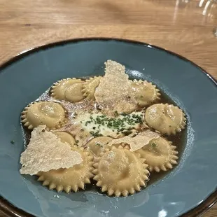 Carmelizes Onion Raviolis