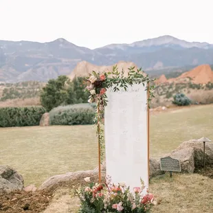 Wedding table assignments