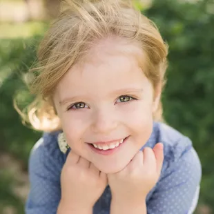 Children's portrait session at Ridgecrest College