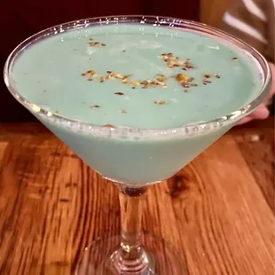 Pistachio martini