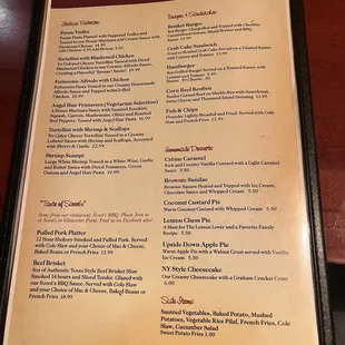 Menu Back