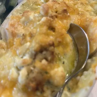 Filled with shrimp, spinach and cheeses