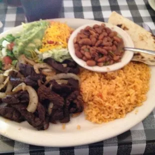 Beef Fajita Plate