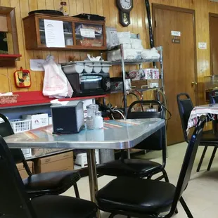 Very small dining space but just enough