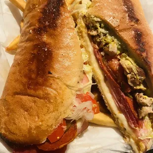 Cuban and Fries amazing &amp; huge