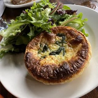 Quiche Aux Epinards and Chevre