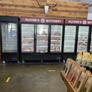 the inside of the store