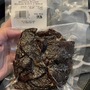 Beef jerky