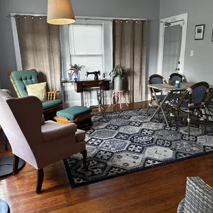 This is the room where we sat and drink our coffee.