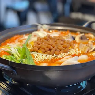 Army Assorted Spam and Sausage Stew (Rice Included)