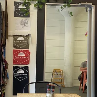 Inside the restaurant