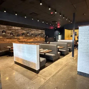 Dining side of interior