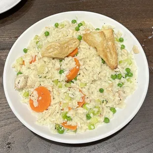 Chicken Pot Pie Risotto