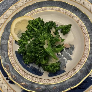 Braised broccolini