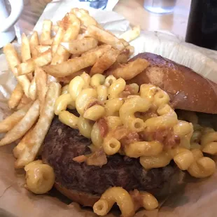 Mac and Cheese Burger