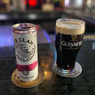 Hers (White Claw) &amp; His (Guinness)