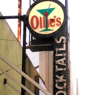 a neon sign for a restaurant