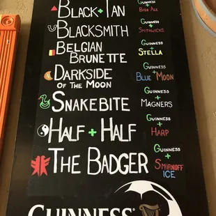 A nice selection of Guinness Blends