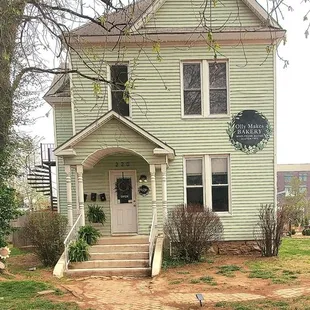 the front of the house