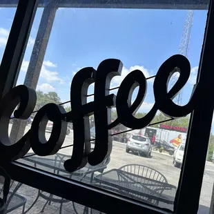 Inside Olmos Perk looking out