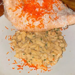 Lobster spatzle mac and cheese. Delish!