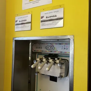 an ice cream machine
