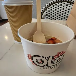 Oatmeal and English Breakfast tea