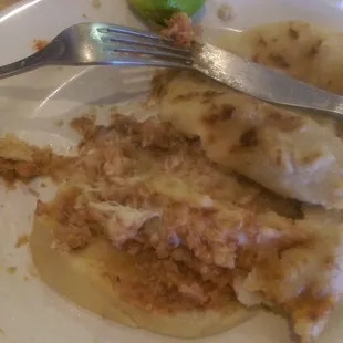 Ordered a 3 revueltas and it was pure beans and cheese..no meat at all . They are cheap with their ingredients