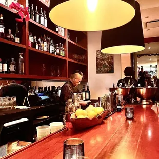 Excellent bartender.