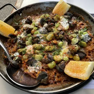 Escargot paella