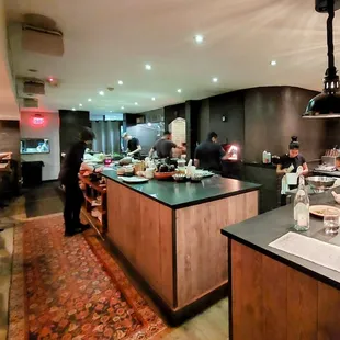 Rear of restaurant