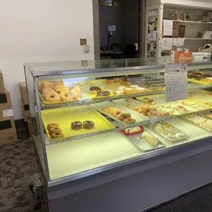 Doughnuts available upon my visit.