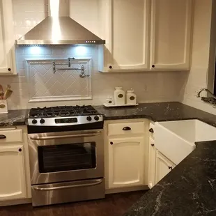 Now we have a professional kitchen!