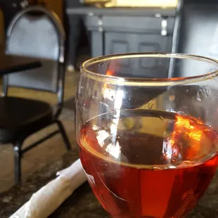 Halfway thru a Zinfandel.