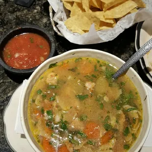 I love the ckn tortilla soup!