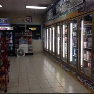 the inside of the store