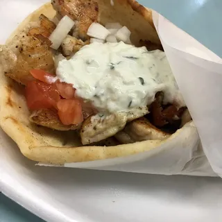 Chicken Souvlaki Sandwich