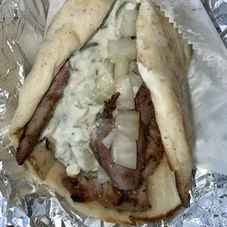 Pork Souvlaki Sandwich