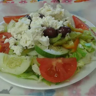 Fabulous Greek salad was so delicious. I went there with my brother Michael and Pablo. It was magnificent. I&apos;d recommend  it.