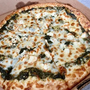 Palak Paneer Pizza