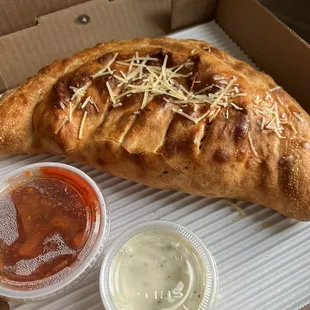 Chipotle Chicken Calzone