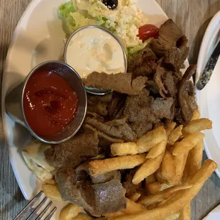 The fries were fresh.