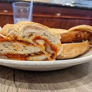Chicken parmesan sandwich